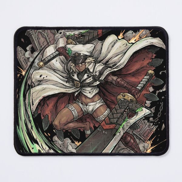 Item preview, Ramlethal Valentine Guilty Gear Strive Xrd Valentine Homunculus Giant Swords Lucy Floaty Multi Arm Fan Art Portrait Poster T-Shirt Sticker Print Gift designed and sold by Senpaiwaves.