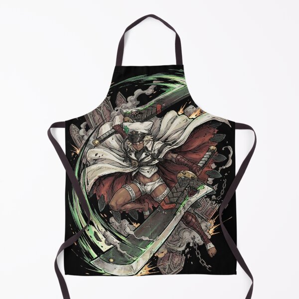 Item preview, Ramlethal Valentine Guilty Gear Strive Xrd Valentine Homunculus Giant Swords Lucy Floaty Multi Arm Fan Art Portrait Poster T-Shirt Sticker Print Gift designed and sold by Senpaiwaves.
