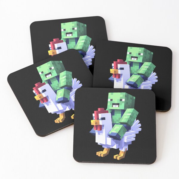 Item preview, Jock Chicken Pixel Art Gamer Zombie Boys Kids  designed and sold by MarryIsMonth.