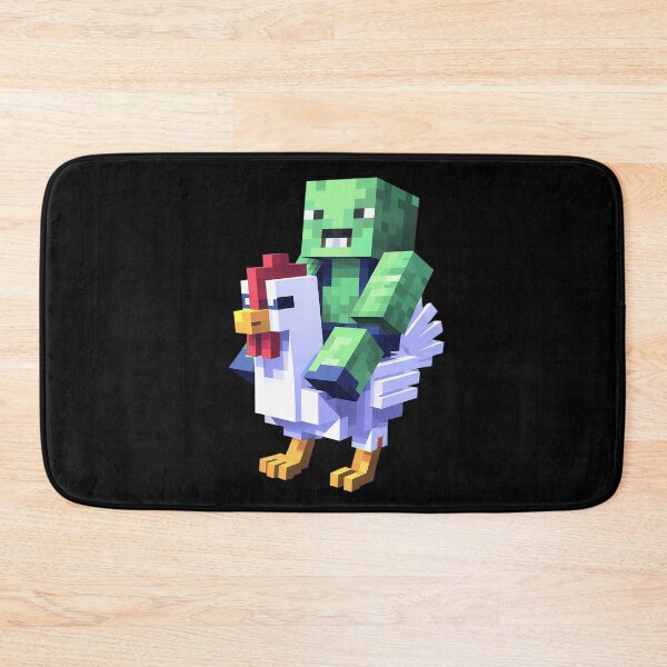 Item preview, Jock Chicken Pixel Art Gamer Zombie Boys Kids designed and sold by MarryIsMonth.