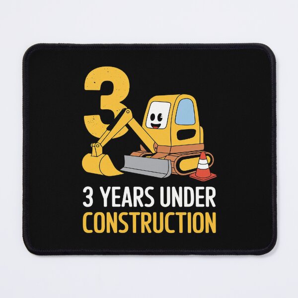 Item preview, Kids 3 Years Under Construction Boy Three Year Old 3rd Birthday designed and sold by FadeOfThrone.