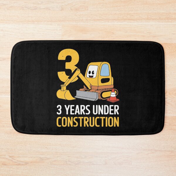 Item preview, Kids 3 Years Under Construction Boy Three Year Old 3rd Birthday designed and sold by FadeOfThrone.