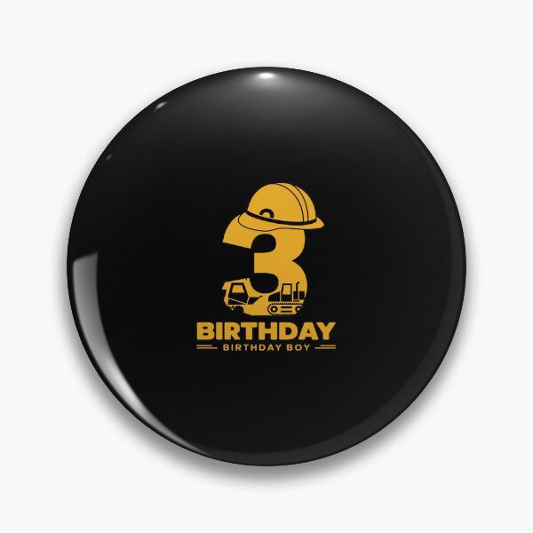 Item preview, Kids 3rd Birthday Boy Construction Three 3 Year Old 3yr Bday Kid designed and sold by SyntaxClaw.