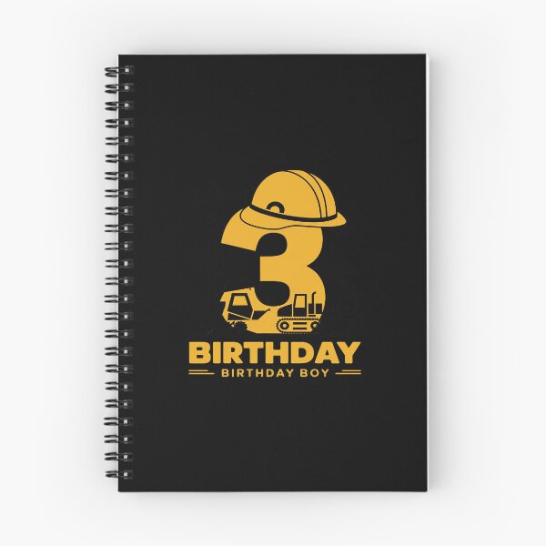 Item preview, Kids 3rd Birthday Boy Construction Three 3 Year Old 3yr Bday Kid  designed and sold by SyntaxClaw.
