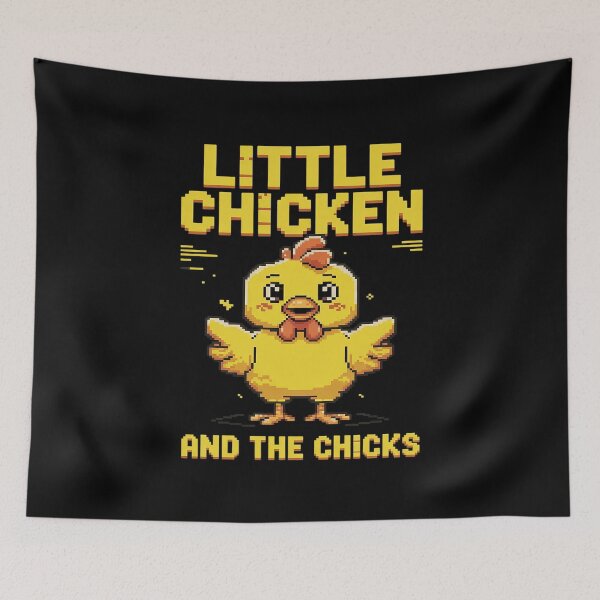 Item preview, Little Chicken and the Chicks Pixel Art Gamer Chicken  designed and sold by MarryIsMonth.