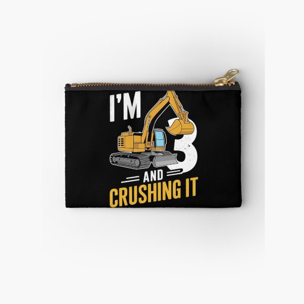 Item preview, Kids 3rd Construction Birthday Party I'm 3 Crushing It Boys  designed and sold by FadeOfThrone.