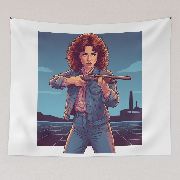 Item preview, Stranger Things Nancy Wheeler Retro 80s Fan Art designed and sold by AnimeShin.
