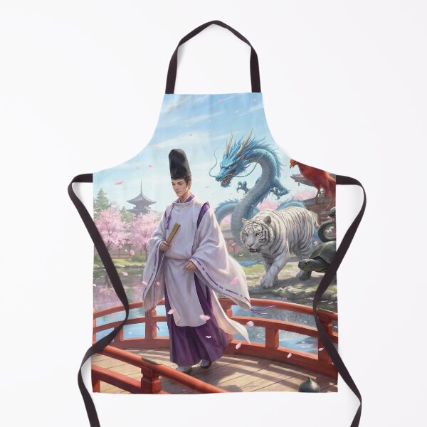 Item preview, Abe no Seimei and the Four Celestial Beasts — 陰陽師・安倍晴明と四神の守護 | 森の灯りシリーズ designed and sold by Mori-no-Akari.