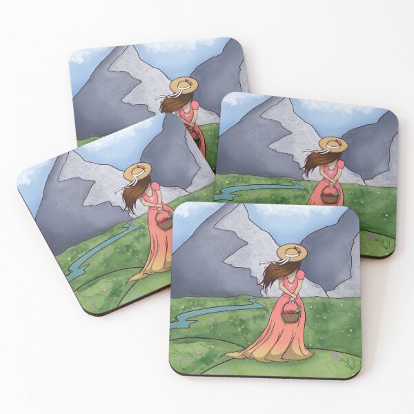 Item preview, Wistful Girl designed and sold by GJ’s Arts .