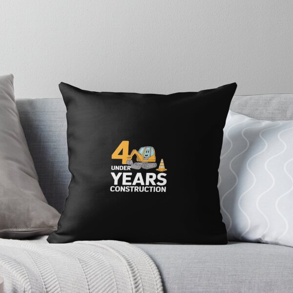 Item preview, Kids 4 Years Under Construction Boy Four Year Old 4th Birthday  designed and sold by SyntaxClaw.