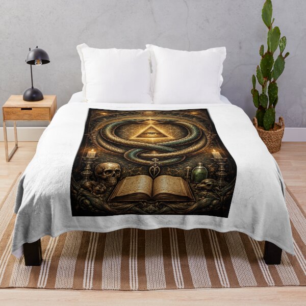 Item preview, Twin Serpents with All-Seeing Eye – Occult Alchemy designed and sold by Fleetwood1994.