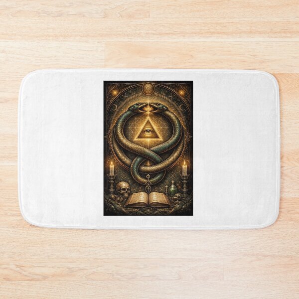 Item preview, Twin Serpents with All-Seeing Eye – Occult Alchemy designed and sold by Fleetwood1994.