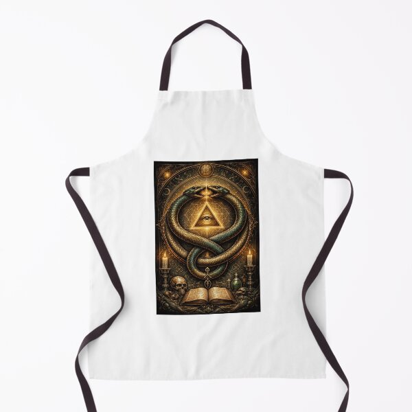 Item preview, Twin Serpents with All-Seeing Eye – Occult Alchemy designed and sold by Fleetwood1994.