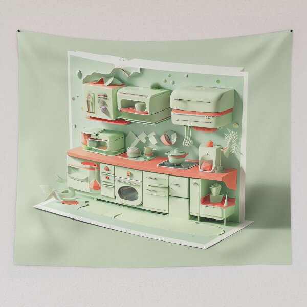 Item preview, Atomic Floating Brunch designed and sold by ONYX Pixee.