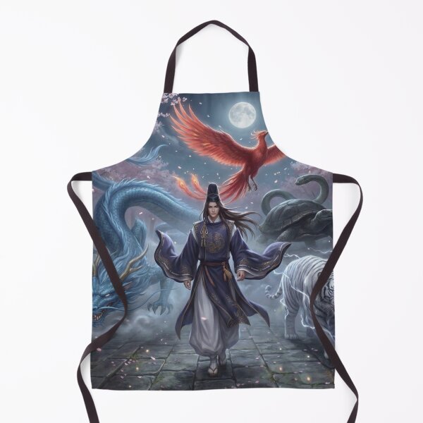 Item preview, Abe no Seimei: Moonlit Guardians — 静かなる陰陽師と四神の導き | 森の灯りシリーズ designed and sold by Mori-no-Akari.