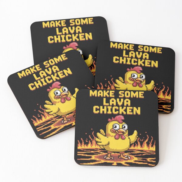 Item preview, Make Some Lava Chicken Pixel Art  designed and sold by MarryIsMonth.