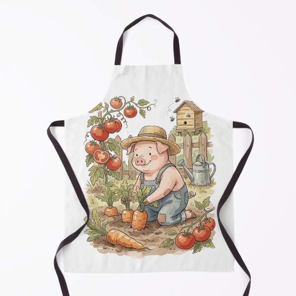 Item preview, Simple Living: Pig Vegetable Gardener designed and sold by bapupa.