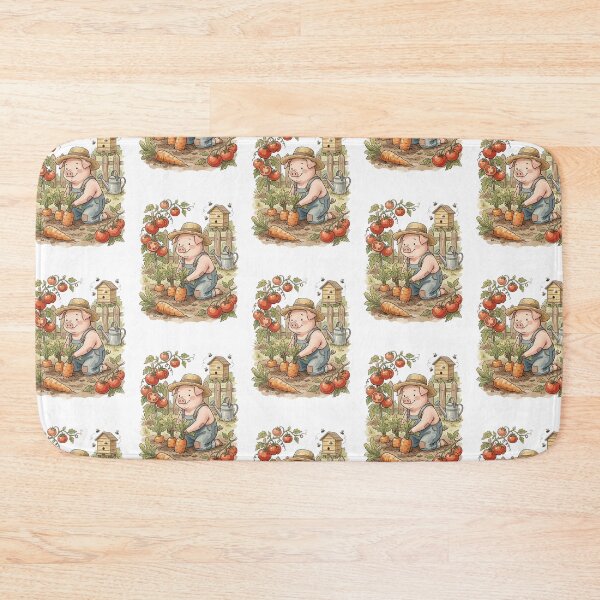 Item preview, Simple Living: Pig Vegetable Gardener designed and sold by bapupa.
