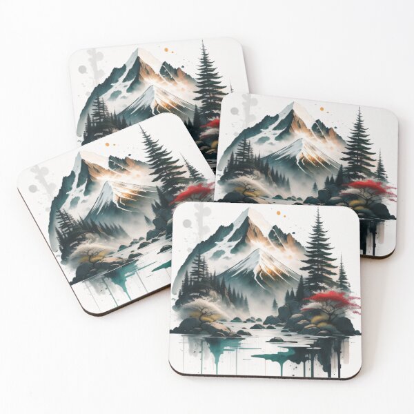 Item preview, Echoes of Frosted Peaks designed and sold by DExDesignUK.