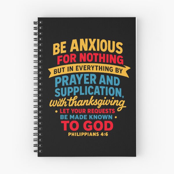 Item preview, Philippians 4:6 Be Anxious For Nothing designed and sold by plushism.