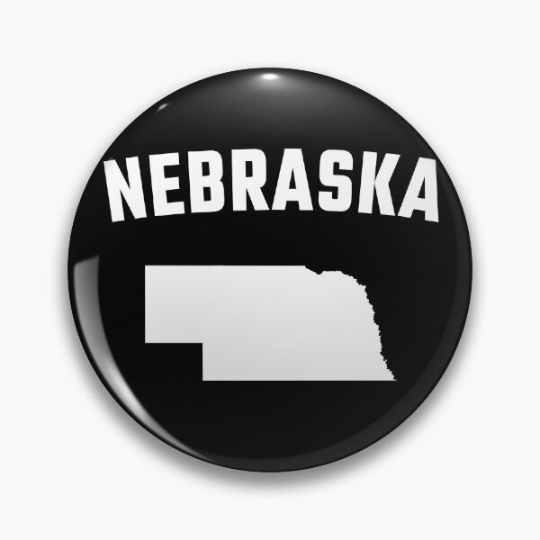 Item preview, Nebraska State Map - Classic Bold White Print designed and sold by mashmosh.