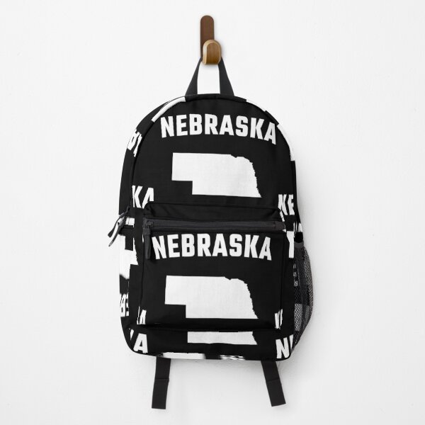 Item preview, Nebraska State Map - Classic Bold White Print designed and sold by mashmosh.