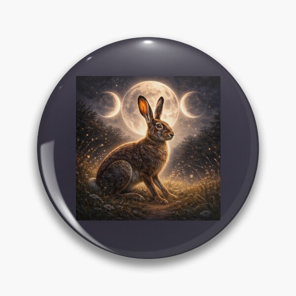 Item preview, Brown Hare – Moonbound Guardian Wildlife Art designed and sold by GeoWild Designs.