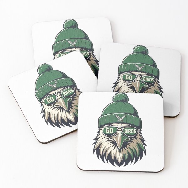 Item preview, Philadelphia Eagles Fan Go Birds Hat Glasses designed and sold by PhillyEaglesArt.