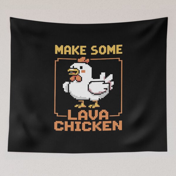 Item preview, Make Some Lava Chicken Pixel Art , Gamer ChickenMake Some Lava Chicken Pixel Art , Gamer Chicken  designed and sold by MarryIsMonth.