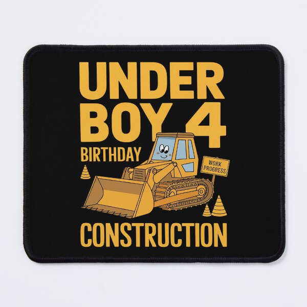 Item preview, Kids Birthday Boy 4 Years Old Construction Excavator designed and sold by FadeOfThrone.