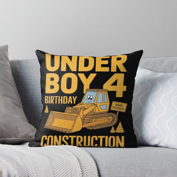 Item preview, Kids Birthday Boy 4 Years Old Construction Excavator  designed and sold by FadeOfThrone.