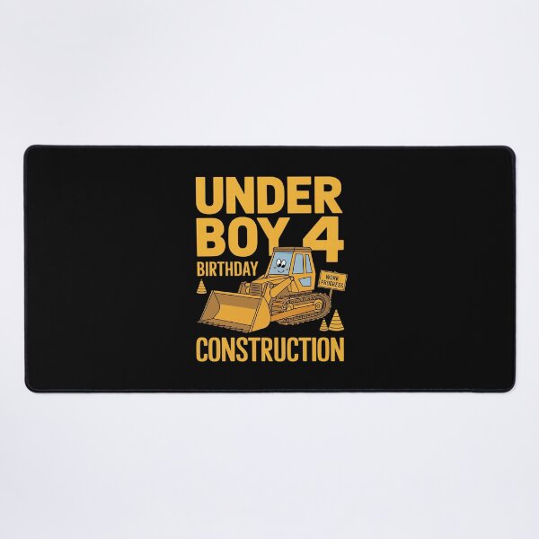 Item preview, Kids Birthday Boy 4 Years Old Construction Excavator  designed and sold by FadeOfThrone.