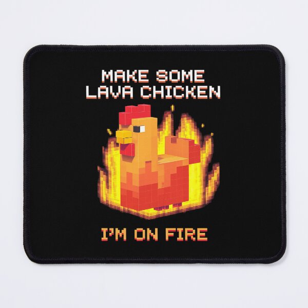 Item preview, Make Some Lava Chicken Pixel Art Gamer Chicken designed and sold by MarryIsMonth.