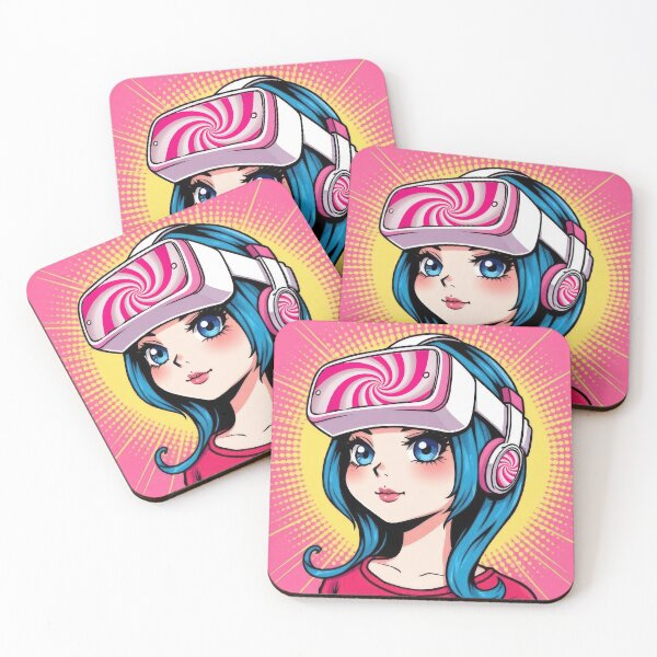 Item preview, Cute VR Gamer Girl designed and sold by Tau Tia L Douglass.
