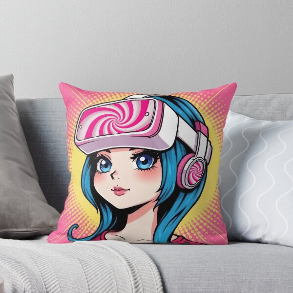 Item preview, Cute VR Gamer Girl designed and sold by Tau Tia L Douglass.