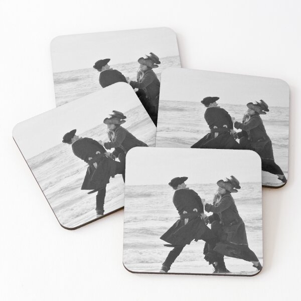 Item preview, Battle by the Seashore Monochrome designed and sold by MercerImages.