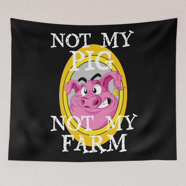 Item preview, Not my pig not my farm/ Fried Like Pork 420 designed and sold by TheEndDesign.