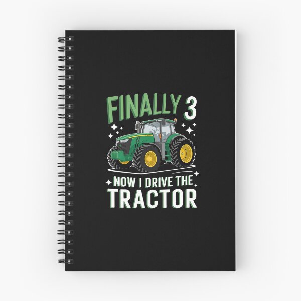 Item preview, Kids Finally 3 Years 3rd Birthday Farmer Toddler Boys Tractor  designed and sold by SyntaxClaw.