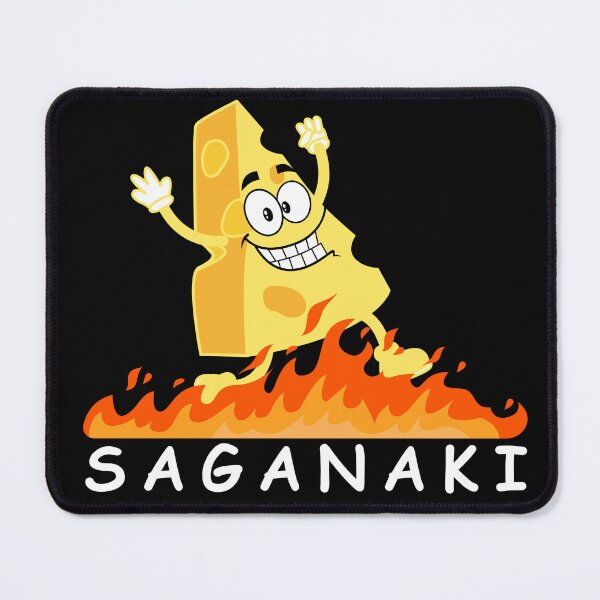 Item preview, Saganaki  - Greece greek food funny design designed and sold by wholigans.