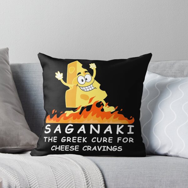 Item preview, Saganaki  - Greece greek food funny design designed and sold by wholigans.