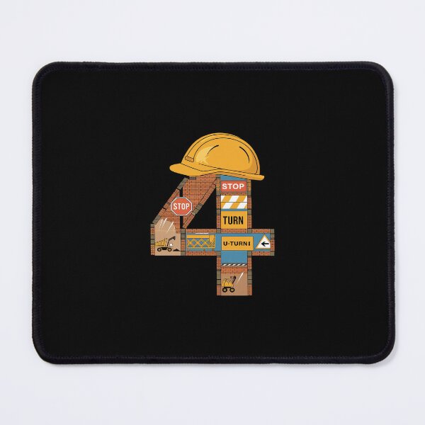 Item preview, Kids Four 4th Birthday Cool Construction 4yr Boy 4 Years Old Boys  designed and sold by SyntaxClaw.
