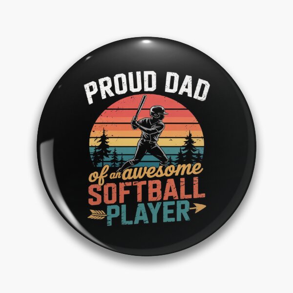 Item preview, Mens Proud Softball Dad Player Softball Dad  designed and sold by MarryIsMonth.