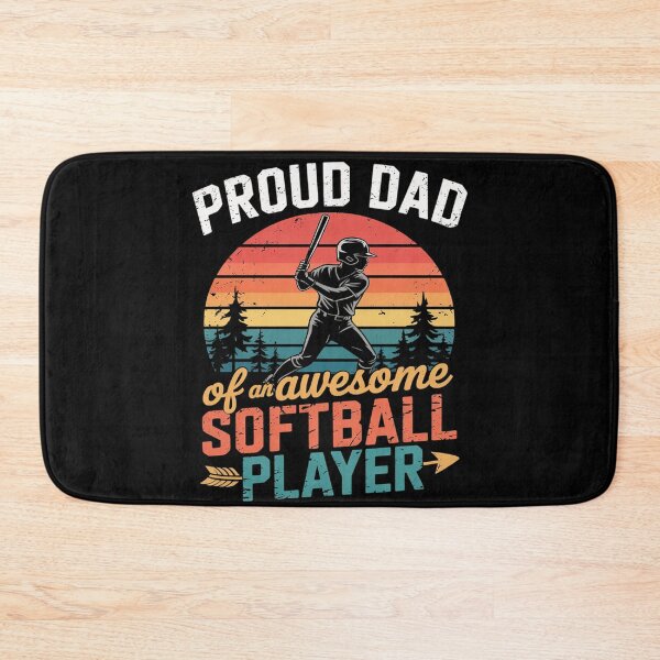 Item preview, Mens Proud Softball Dad Player Softball Dad  designed and sold by MarryIsMonth.