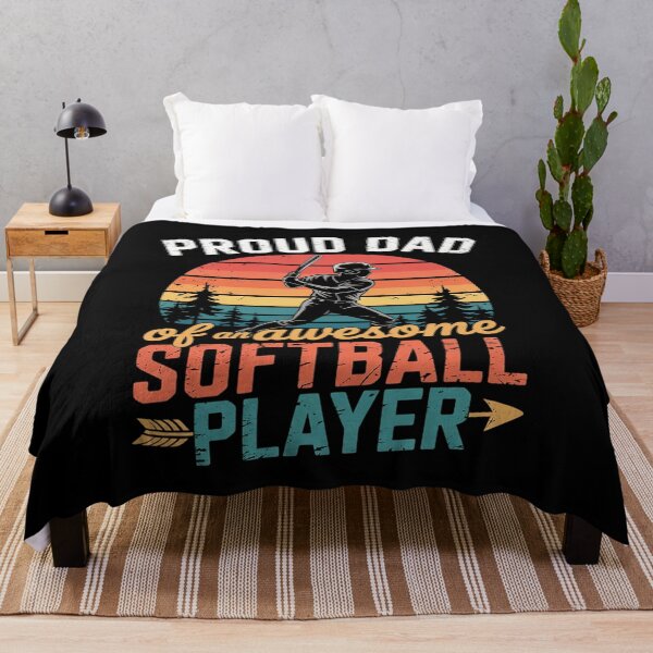 Item preview, Mens Proud Softball Dad Player Softball Dad  designed and sold by MarryIsMonth.