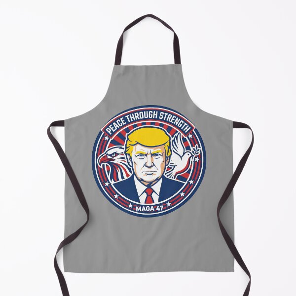 Item preview, Trump Peace Through Strength MAGA 47 Badge designed and sold by MAGA47Official.