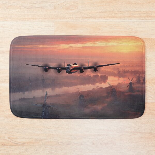 Item preview, Lancaster Over the Misty Mills designed and sold by Skyframe Aviation.