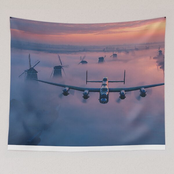 Item preview, Dawn Patrol Above Dutch Windmills designed and sold by Skyframe Aviation.
