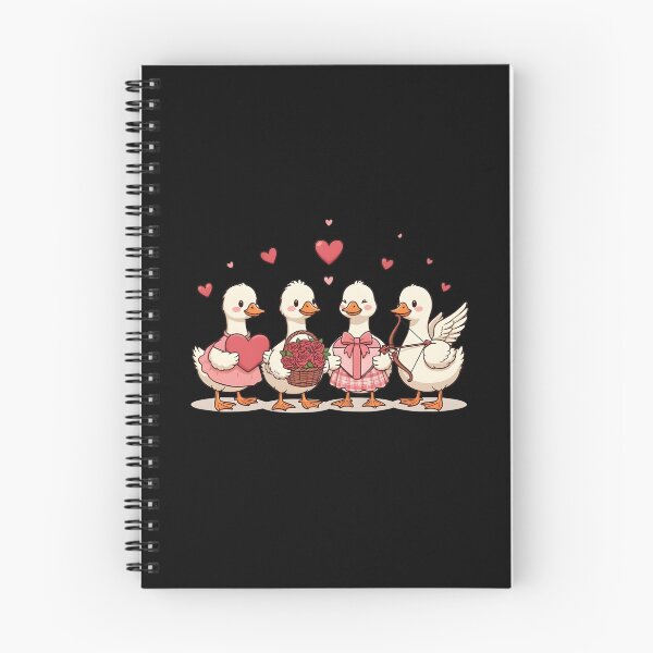 Item preview, Cute Goose Valentine Love designed and sold by dudelinart.