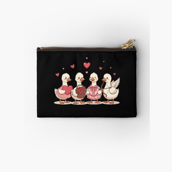 Item preview, Cute Goose Valentine Love designed and sold by dudelinart.