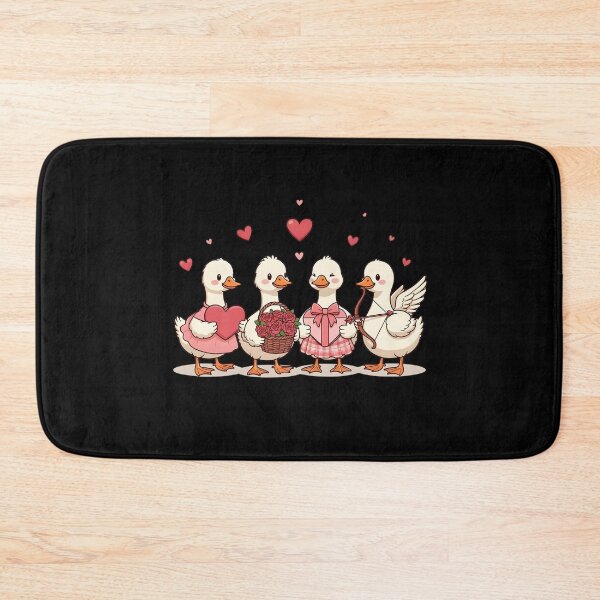 Item preview, Cute Goose Valentine Love designed and sold by dudelinart.